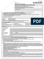 Formulir Penebusan Polis Surrender Individu 0618