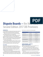 Dispute Boards - The New FIDIC Second Edition 2017 DB Provisions