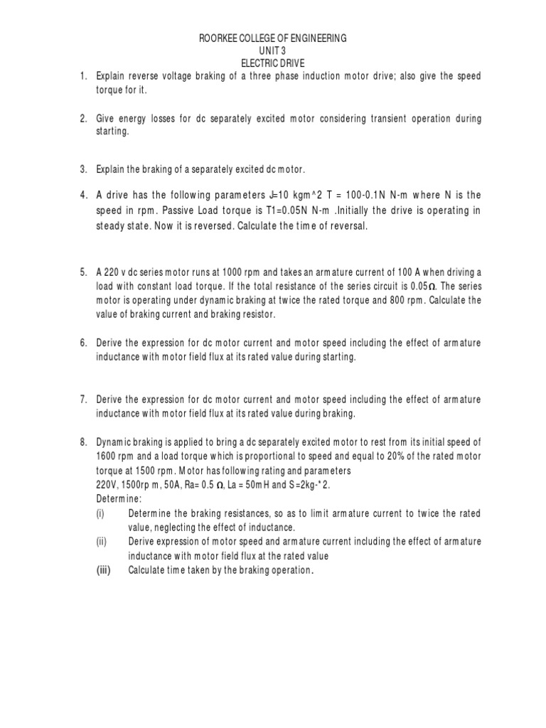 Electric Motors Drives PDF Electric Motor Inductance
