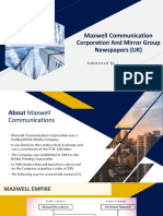 Maxwell Communication Corporation and Mirror Group Newspapers