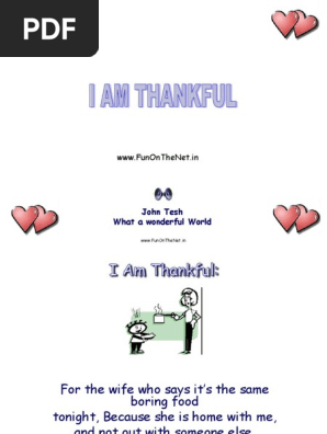 I Am Thankful