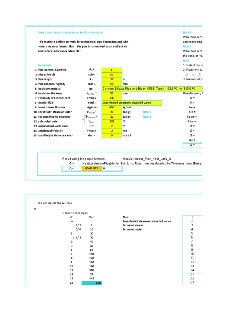 Pipe Heat Loss Analysis Guide | PDF | Polystyrene | Heat Transfer