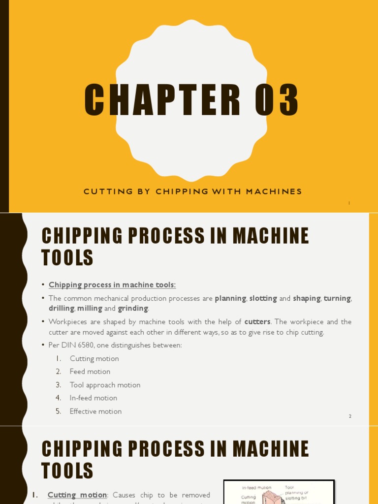 Machine Tool Chipping Processes Explained | PDF | Grinding (Abrasive ...