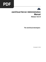 Owncloud Server Administration Manual PDF