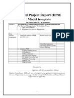 Detailed Project Report Template for Strawberry Scheme