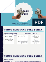 Rumus Hubungan Suku Bunga