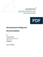 System Professional VDI Assessment Sample Output PDF