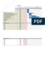 Work Plan: Task Responsible Status Nov-18 Baseline