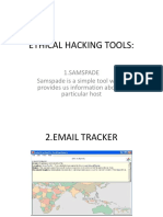 Ethical Hacking Tools:: 1.samspade Samspade Is A Simple Tool Which Provides Us Information About A Particular Host