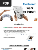 Electronic: Paper (E-Paper)