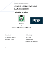 Synopsis Format PDF
