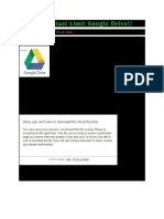 Cara Mengatasi Limit Google Drive