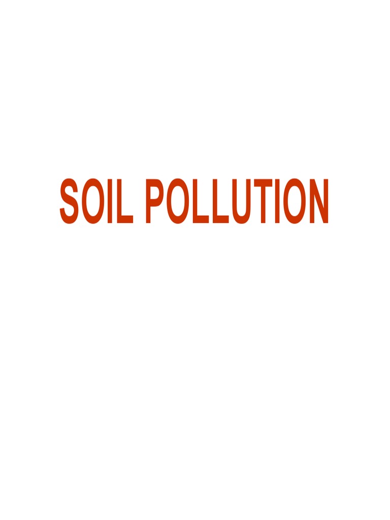 TYPES OF SOIL POLLUTION PDF intelligence overview