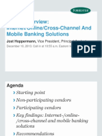 Market Overview: Internet/Online/Cross-Channel and Mobile Banking Solutions