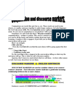 Conjuction and Discourse Markers