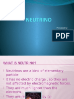 Neutrino: Presented by Akhileshwar Rao 14311A0282