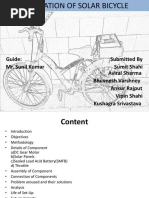 Solar Bicycle Project