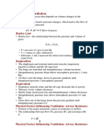 Pulmonary Ventilation