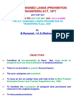 The A.p.assigned Lands (Prohibition of Transfers) ACT1977