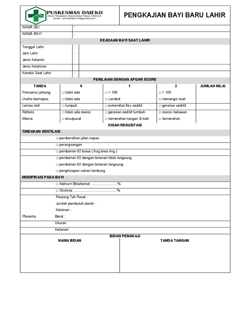 Pengkajian Bayi Baru Lahir  PDF