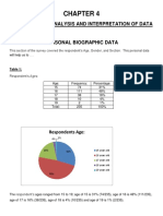 Presentation, Analysis and Interpretation of Data: Table 1