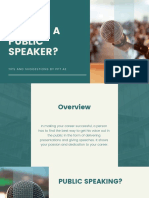 How To Become A Public Speaker?