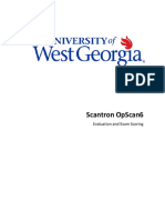 Scantron OpScan6 Evaluation and Exam Scoring Guide