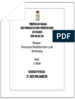 Gambar Teknis Rehabilitasi Kantor Lurah Bonto Biraeng PDF