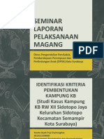 Seminar Laporan Pelaksanaan Magang