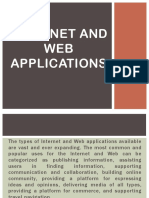 Internet and WEB Applications