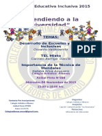 Afiche Jornada Educativa Inclusiva