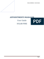 Appointments Manager: User Guide Solar Fire