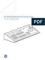 KTD-405 405A 405-2D Controller Keypad User Manual PDF