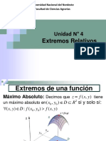 Unidad 4 Extremos Relativos PDF