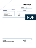 Factura Automatizada en Excel