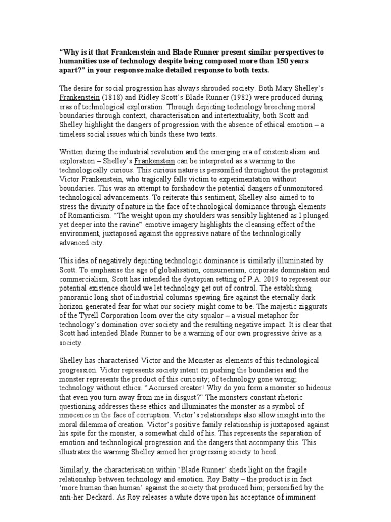 Frankenstein prometheus essay image