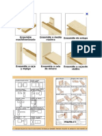 Madera Acoples - Ensambles - 1 - 2 - PDF