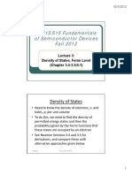 Lecture - 3 - Density of States & Intrinsic Fermi - 2012 (Compatibility Mode)