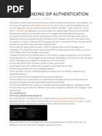 Understanding Sip Authentication