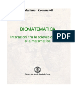 V. Comincioli - Biomatematica. Interazioni Fra Le Scienze Della Vita e La Matematica PDF