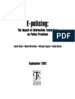 Epolicing Impact IT Police Practices 2001 PDF