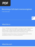 full stack engineer how to