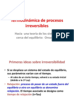 Termodinámica de Procesos Irreversibles Onsanger