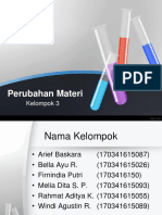 Perubahan Materi