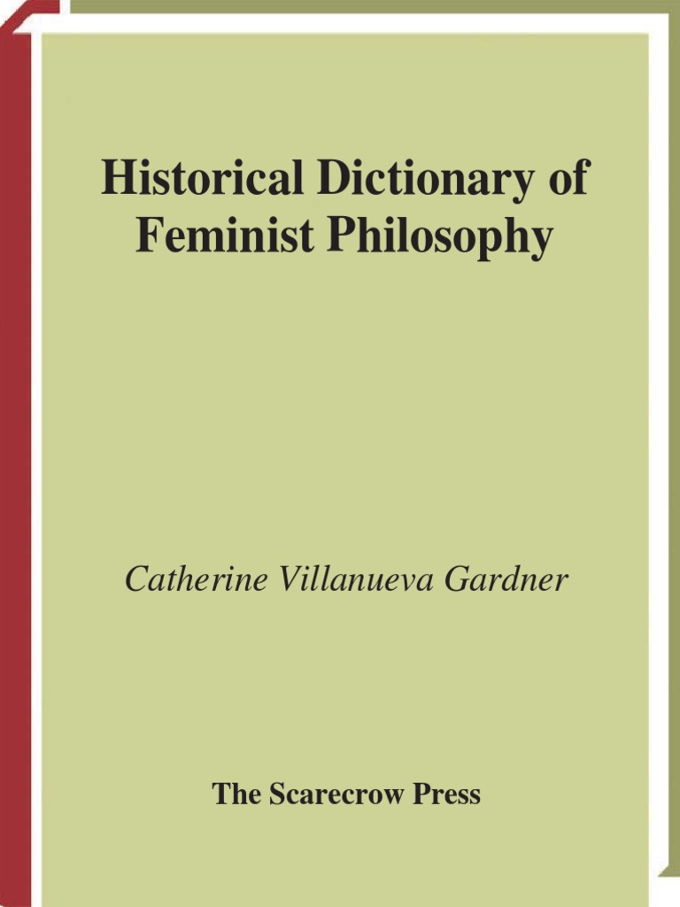 Copia de Catherine Villanueva Historical Dictionary of Feminist