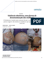 Violência Obstétrica, Uma Forma de Desumanização Das Mulheres _ Opinião _ EL PAÍS Brasil