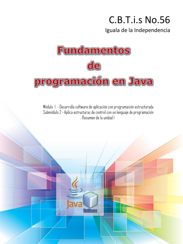 Fundamentos de Java Resumen Uidad I | PDF | Java (lenguaje de ...