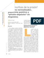 Metamorfosis de La Prision Sozzo PDF