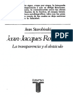 J. Starobinski - La Transparencia y El Obstáculo PDF
