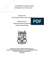 Proposal Kerja Praktik PT - Pamapersada Nusantara - Saleh Parningotan Siahaan (12115013)
